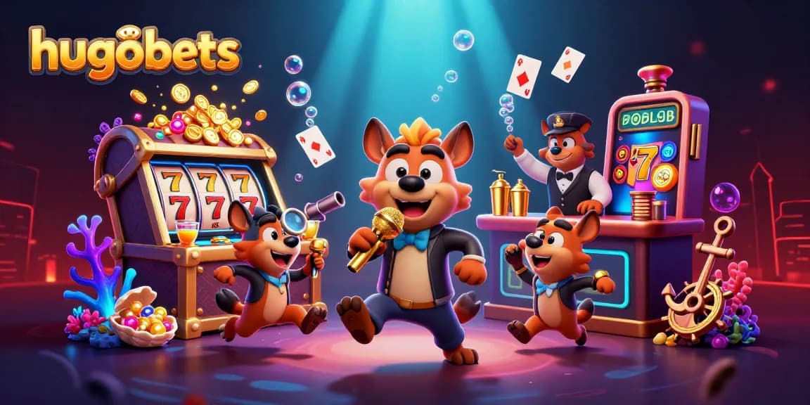 Experience the vibrancy of hugobets as hyenas run a comedy casino with engaging games and lively atmosphere.